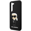 Karl Lagerfeld KLHCS23MSNIKBCK S23+ S916 hardcase czarny/black Silicone Ikonik