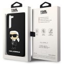 Karl Lagerfeld KLHCS23MSNIKBCK S23+ S916 hardcase czarny/black Silicone Ikonik