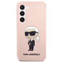 Karl Lagerfeld KLHCS23MSNIKBCP S23+ S916 hardcase różowy/pink Silicone Ikonik