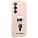 Karl Lagerfeld KLHCS23MSNIKBCP S23+ S916 hardcase różowy/pink Silicone Ikonik