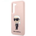 Karl Lagerfeld KLHCS23MSNIKBCP S23+ S916 hardcase różowy/pink Silicone Ikonik