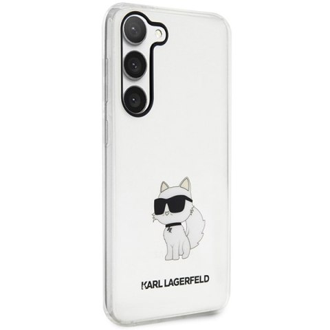 Karl Lagerfeld KLHCS23SHNCHTCT S23 S911 transparent hardcase Ikonik Choupette