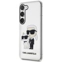 Karl Lagerfeld KLHCS23SHNKCTGT S23 S911 transparent hardcase Glitter Karl&Choupette