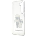 Karl Lagerfeld KLHCS23SHNKCTGT S23 S911 transparent hardcase Glitter Karl&Choupette