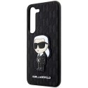 Karl Lagerfeld KLHCS23SSAKLHKPK S23 S911 hardcase czarny/black Saffiano Monogram Ikonik