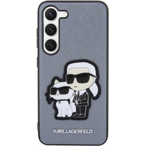 Karl Lagerfeld KLHCS23SSANKCPG S23 S911 hardcase szary/grey Saffiano Karl & Choupette