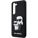 Karl Lagerfeld KLHCS23SSANKCPK S23 S911 hardcase czarny/black Saffiano Karl & Choupette