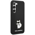 Karl Lagerfeld KLHCS23SSNCHBCK S23 S911 hardcase czarny/black Silicone Choupette