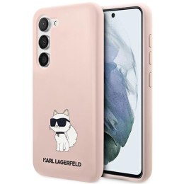 Karl Lagerfeld KLHCS23SSNCHBCP S23 S911 hardcase różowy/pink Silicone Choupette