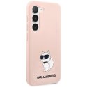 Karl Lagerfeld KLHCS23SSNCHBCP S23 S911 hardcase różowy/pink Silicone Choupette