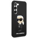 Karl Lagerfeld KLHCS23SSNIKBCK S23 S911 hardcase czarny/black Silicone Ikonik