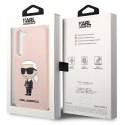 Karl Lagerfeld KLHCS23SSNIKBCP S23 S911 hardcase różowy/pink Silicone Ikonik