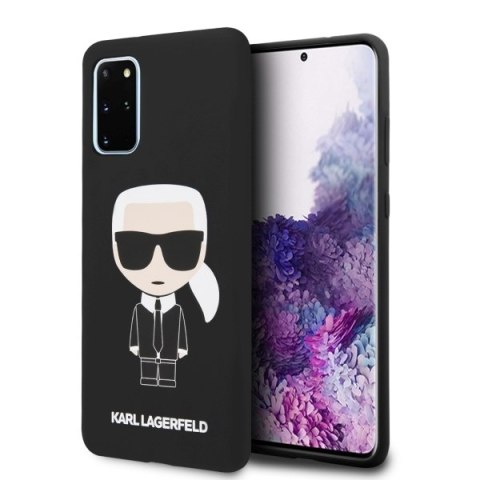 Karl Lagerfeld KLHCS67SLFKBK S20+ G985 hardcase czarny/black Silicone Iconic