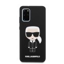 Karl Lagerfeld KLHCS67SLFKBK S20+ G985 hardcase czarny/black Silicone Iconic