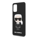 Karl Lagerfeld KLHCS67SLFKBK S20+ G985 hardcase czarny/black Silicone Iconic