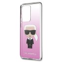 Karl Lagerfeld KLHCS69TRDFKPI S20 Ultra G988 różowy/pink Karl Ikonik