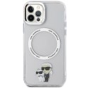 Karl Lagerfeld KLHMP12MHNKCIT iPhone 12/ 12 Pro 6.1" hardcase transparent Iconic Karl&Choupette Magsafe