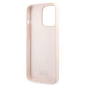 Karl Lagerfeld KLHMP13LSSKCI iPhone 13 Pro / 13 6,1" hardcase jasnoróżowy/light pink Silicone Ikonik Karl & Choupette Magsafe