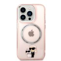 Karl Lagerfeld KLHMP14LHNKCIP iPhone 14 Pro 6,1" hardcase różowy/pink Iconic Karl&Choupette Magsafe