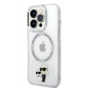 Karl Lagerfeld KLHMP14LHNKCIT iPhone 14 Pro 6,1" hardcase transparent Iconic Karl&Choupette Magsafe