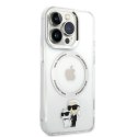 Karl Lagerfeld KLHMP14LHNKCIT iPhone 14 Pro 6,1" hardcase transparent Iconic Karl&Choupette Magsafe