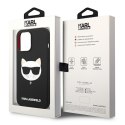 Karl Lagerfeld KLHMP14LSLCHBK iPhone 14 Pro 6,1" hardcase czarny/black Silicone Choupette Head Magsafe