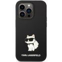 Karl Lagerfeld KLHMP14LSNCHBCK iPhone 14 Pro 6,1" hardcase czarny/black Silicone Choupette MagSafe