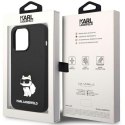 Karl Lagerfeld KLHMP14LSNCHBCK iPhone 14 Pro 6,1" hardcase czarny/black Silicone Choupette MagSafe