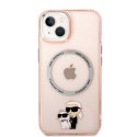 Karl Lagerfeld KLHMP14MHNKCIP iPhone 14 Plus 6,7" hardcase różowy/pink Iconic Karl&Choupette Magsafe