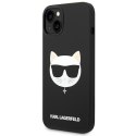 Karl Lagerfeld KLHMP14MSLCHBK iPhone 14 Plus 6,7" hardcase czarny/black Silicone Choupette Head Magsafe