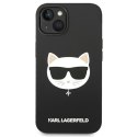 Karl Lagerfeld KLHMP14MSLCHBK iPhone 14 Plus 6,7" hardcase czarny/black Silicone Choupette Head Magsafe