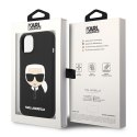 Karl Lagerfeld KLHMP14MSLKHBK iPhone 14 Plus 6,7" hardcase czarny/black Silicone Karl`s Head Magsafe