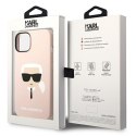 Karl Lagerfeld KLHMP14MSLKHLP iPhone 14 Plus 6,7" hardcase jasnoróżowy/light pink Silicone Karl`s Head Magsafe