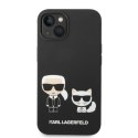 Karl Lagerfeld KLHMP14MSSKCK iPhone 14 Plus 6,7" hardcase czarny/black Liquid Silicone Karl & Choupette Magsafe