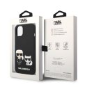 Karl Lagerfeld KLHMP14MSSKCK iPhone 14 Plus 6,7" hardcase czarny/black Liquid Silicone Karl & Choupette Magsafe