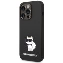 Karl Lagerfeld KLHMP14XSNCHBCK iPhone 14 Pro Max 6,7" hardcase czarny/black Silicone Choupette MagSafe