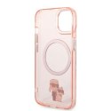 Karl Lagerfeld KLHMP14SHNKCIP iPhone 14 6,1" hardcase różowy/pink Iconic Karl&Choupette Magsafe