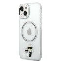 Karl Lagerfeld KLHMP14SHNKCIT iPhone 14 6,1" hardcase transparent Iconic Karl&Choupette Magsafe