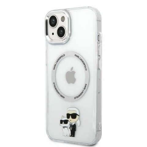 Karl Lagerfeld KLHMP14SHNKCIT iPhone 14 6,1" hardcase transparent Iconic Karl&Choupette Magsafe