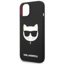 Karl Lagerfeld KLHMP14SSLCHBK iPhone 14 6,1" hardcase czarny/black Silicone Choupette Head Magsafe