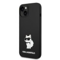 Karl Lagerfeld KLHMP14SSNCHBCK iPhone 14 6,1" hardcase czarny/black Silicone Choupette MagSafe