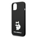 Karl Lagerfeld KLHMP14SSNCHBCK iPhone 14 6,1" hardcase czarny/black Silicone Choupette MagSafe