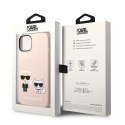 Karl Lagerfeld KLHMP14SSSKCI iPhone 14 6,1" hardcase jasnoróżowy/light pink Silicone Karl & Choupette Magsafe