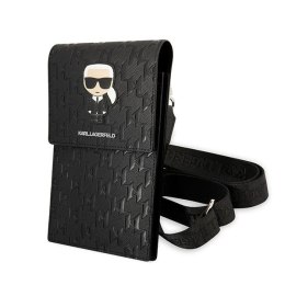 Karl Lagerfeld Torebka KLWBSAMIPK czarny/black Ikonik Karl Monogram Patch