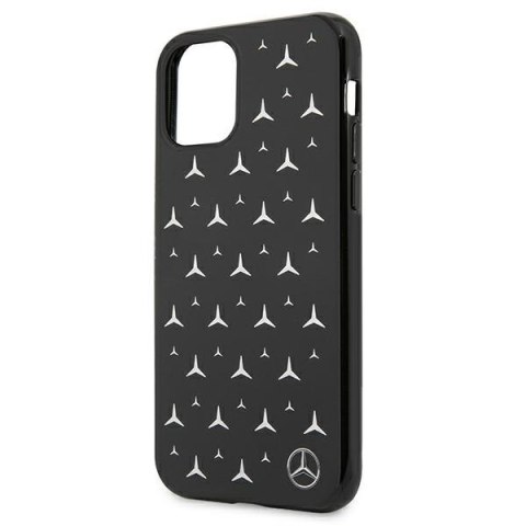 Mercedes MEHCN61ESPBK iPhone 11 / Xr 6,1" czarny/black hardcase Silver Stars Pattern