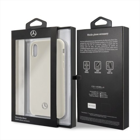 Mercedes MEHCPXSILBE iPhone X/ Xs hard case beżowy/beige