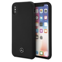 Mercedes MEHCPXSILBK iPhone X/ Xs /Xs hardcase czarny/black Silicone Line
