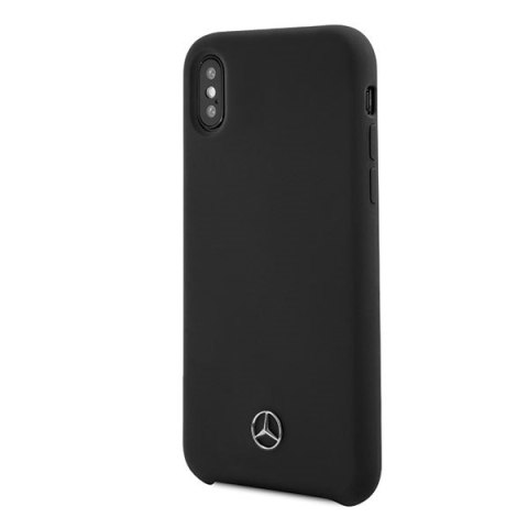 Mercedes MEHCPXSILBK iPhone X/ Xs /Xs hardcase czarny/black Silicone Line