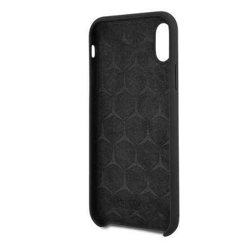 Mercedes MEHCPXSILBK iPhone X/ Xs /Xs hardcase czarny/black Silicone Line