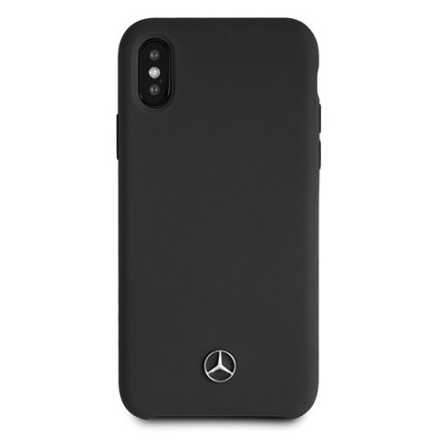 Mercedes MEHCPXSILBK iPhone X/ Xs /Xs hardcase czarny/black Silicone Line